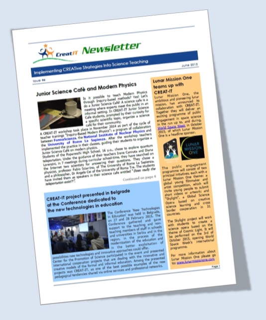 CREAT-IT Newsletter #4 June 2015